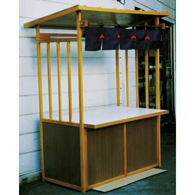 【受注生産品】組立式屋台 ネズコ仕様 11-455-7 幅1735×奥行940×高さ2100(mm)