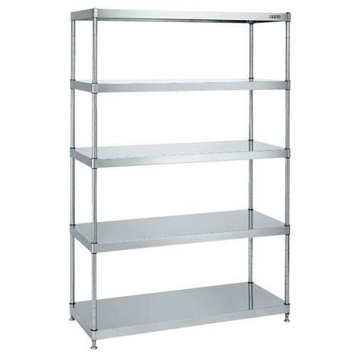 ステンレスニューパールラック NPR-3115SU 幅1200×奥行450×高さ1800mm/