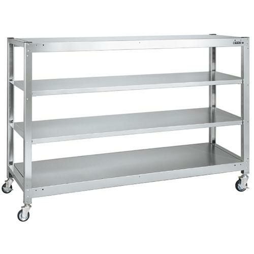 ステンレスラック(移動式) SLN-1834RSU4 幅1800×奥行615×高さ1314mm/