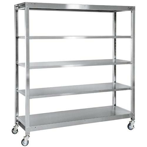 ステンレスラック(移動式) SLN-1855RSU4 幅1800×奥行615×高さ1914mm/