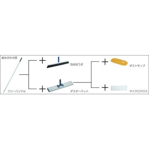 TRUSCO フリーハンドル アルミ柄