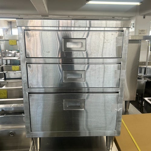業務用　引戸付作業台　作業台　梱包たのメル便発送送料込 中古】作業台 引出し付き BGなし 幅600×奥行600×高さ850 【送料別途