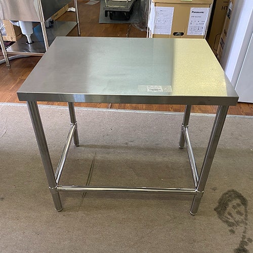 中古】作業台 三方枠 幅900×奥行600×高さ830 【送料別途見積】【業務用