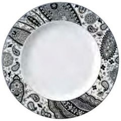 トッカータ・ペイズリー プレート 31cm ブラック /グループS