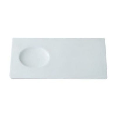 【イノセンス 23cm長角ディンプルプレート】 幅233×奥行141×高さ12(mm)/業務用/新品