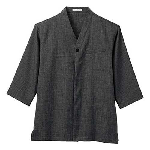 【ボンマックス】ユニセックス和シャツ グレー FB4543U-2