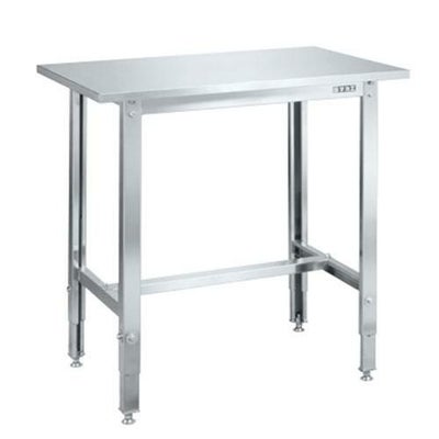ステンレス高さ調整作業台 SUT4-096LCN/外寸：幅900×奥行600×高さ700～900mm
