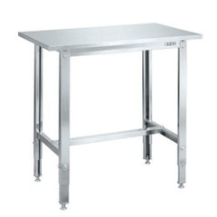 ステンレス高さ調整作業台 SUT4-126LCN/外寸：幅1200×奥行600×高さ700～900mm
