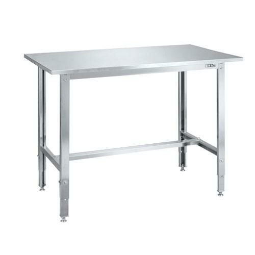 ステンレス高さ調整作業台 SUT4-157LCN/外寸：幅1500×奥行750×高さ700～900mm