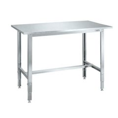 ステンレス高さ調整作業台 SUT4-157LCN/外寸：幅1500×奥行750×高さ700～900mm