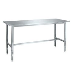 ステンレス高さ調整作業台 SUT3-187LCN/外寸：幅1800×奥行750×高さ700～900mm