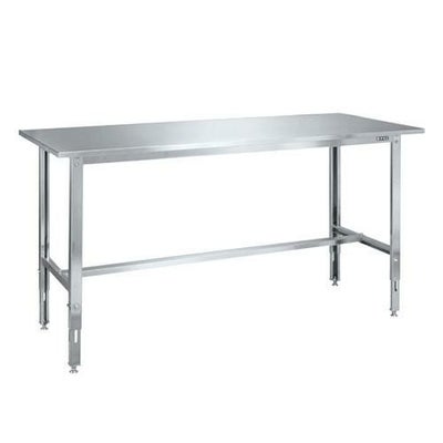 ステンレス高さ調整作業台 SUT3-187LCN/外寸：幅1800×奥行750×高さ700～900mm