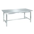 ステンレス作業台 SUS3-187N/外寸：幅1800×奥行750×高さ740mm