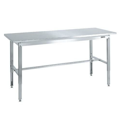 SUT4-187N ステンレス高さ調整作業台 幅1800×奥行750×高さ700～900mm/