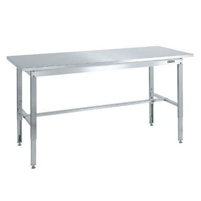 ステンレス高さ調整作業台 SUT4-187N/外寸：幅1800×奥行750×高さ700～900mm