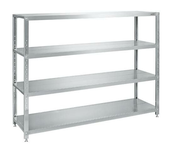 ステンレスサカエラック STN2-1212SU4 幅1200×奥行550×高さ1200mm/