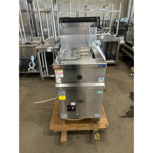 業界最長1年保証】【中古】ガスゆで麺機 6テボ 小林熱機工業 GS-2RT-6