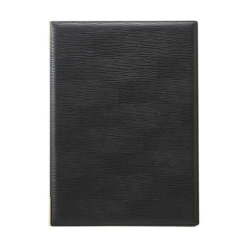 レザータッチ グルーブメニュー 大 ブラック