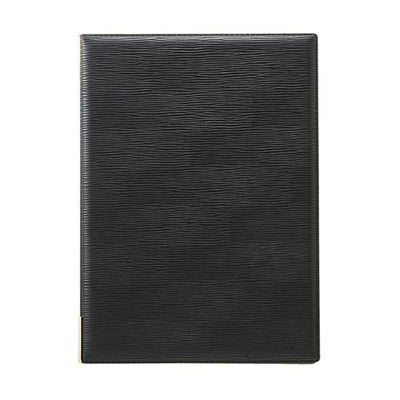 レザータッチ グルーブメニュー 大 ブラック