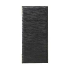 レザータッチ グルーブメニュー タテ小 ブラック