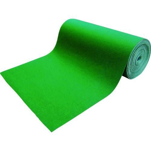 TRUSCO 吸油・吸水ロールマット 緑 幅900mm×25m