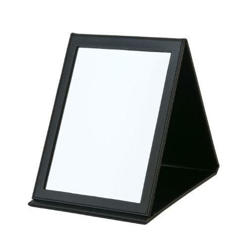 デスクミラー DESK-MIRROR-4/マイクロファイバーレザー:黒