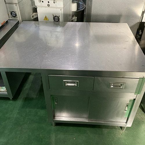 業務用　ステンレス　キャビネット　作業台　調理台　厨房設備　厨房機器 SS-FC ステンレス キャビネットワゴン 幅445×奥行570×高さ630mm/新品