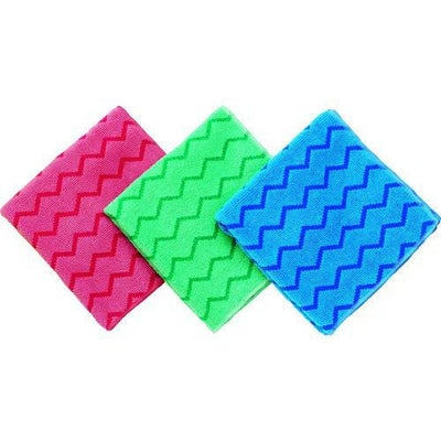 ラバーメイド マイクロファイバー・クロス 多目的用 ブルー