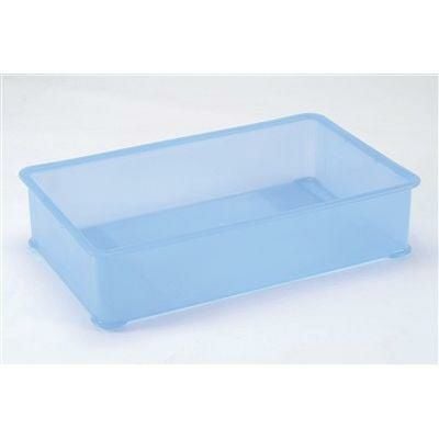 PP半透明カラー番重 B型 特大 ブルー(サンコー製) 【グループA】