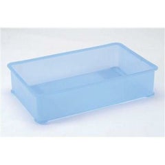 PP半透明カラー番重 B型 特大 ブルー(サンコー製) 【グループA】