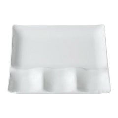 角プレート コンビ 白