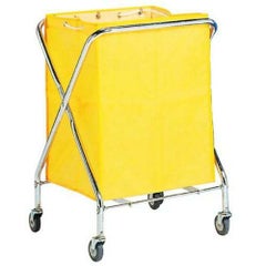 BM ダストカー 袋付(折りたたみ式)大 黄 236L