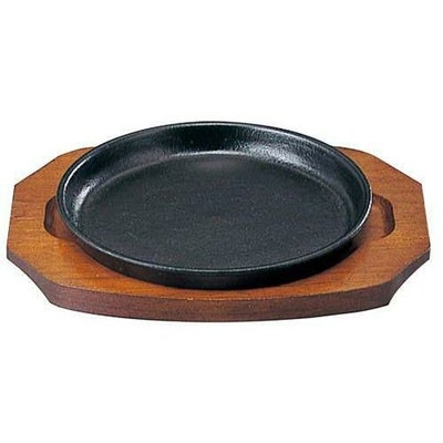 SN 鉄 ステーキ皿 丸B 17cm