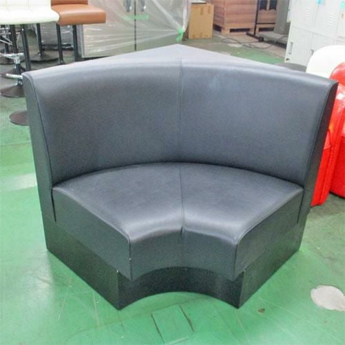 中古】黒ソファー コーナー 幅820×奥行820×高さ800 座面高さ：395