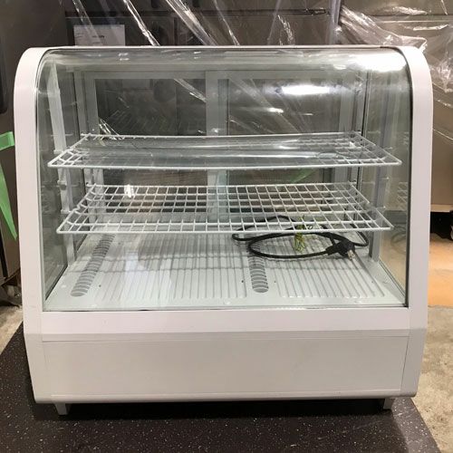 中古】ケーキショーケース(白) 卓上用 城島 HJR-TK100GS 幅682×奥行450 