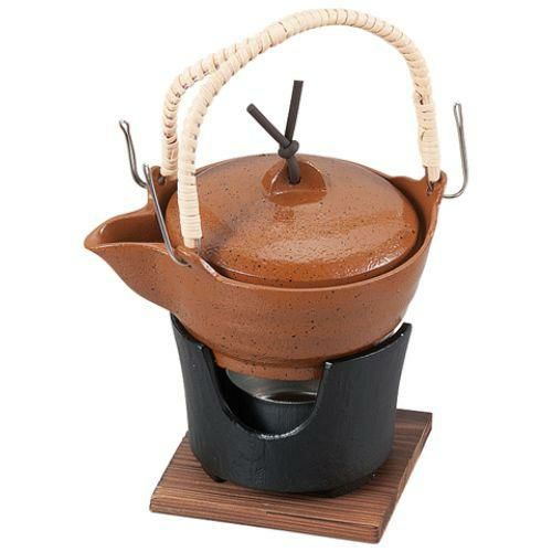 アルミ土瓶蒸しミニ黄瀬戸(親.蓋)/業務用/新品/小物送料対象商品