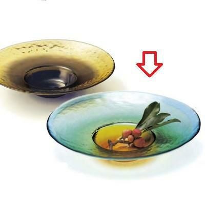 ピリカ ワイドリムクーププレート L コバルト /グループS