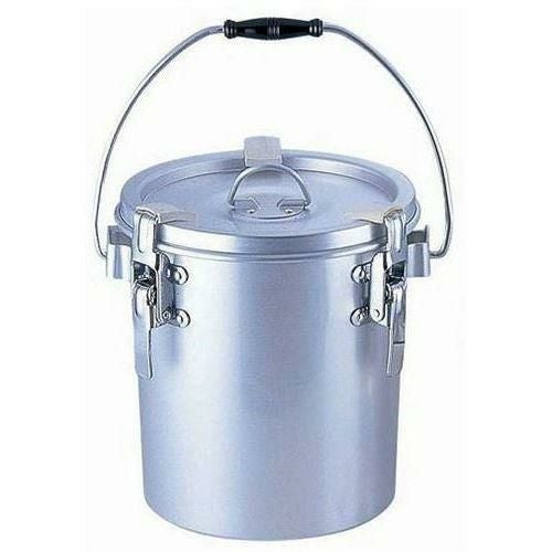 アルマイト 丸型二重食缶(クリップ付)237-H