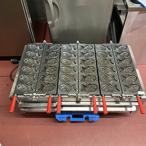 業界最長1年保証】【中古】電気式いか焼き器 ニチワ電機 NIK-400 幅400