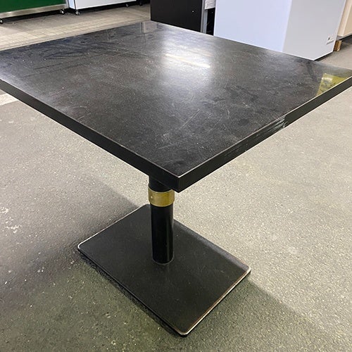 中古】カフェテーブル 白天板 幅400×奥行500×高さ700 【送料別途見積