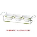 ワイヤースタンドセット with ボール12cm (磁器)_ホワイト