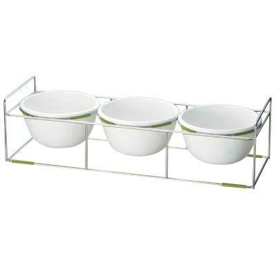 ワイヤースタンドセット with ボール28cm (磁器)_グリーン