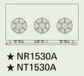 【新品】 タニコー ガステーブル【アルファーシリーズ】 NT1530A W1500×D750×H800 都市ガス/LPガス トップバーナφ190×3 【送料無料】【プロ用】