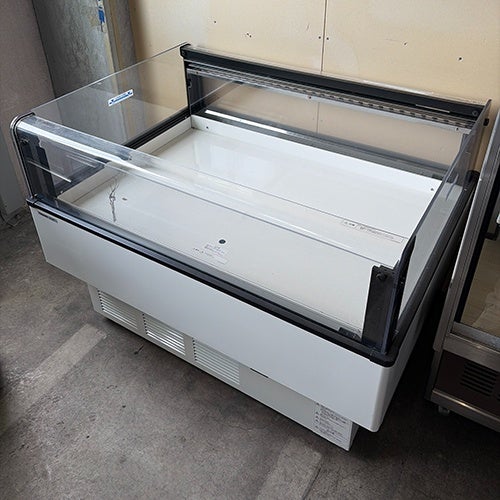 GALILEI 冷蔵用ショーケース 業務用 オープンショーケース 平型 中古 ① 業界最長1年保証】【中古】平型冷蔵オープンショーケース フクシマ