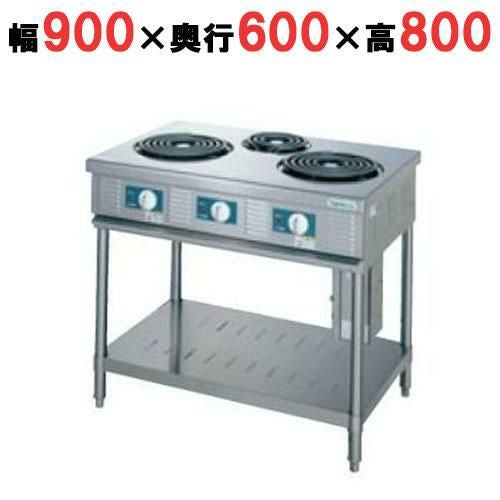 TET-90 【タニコー】 電気レンジ/電気テーブルレンジ/電気ローレンジ （50/60Hz） 幅900×奥行600×高さ800mm