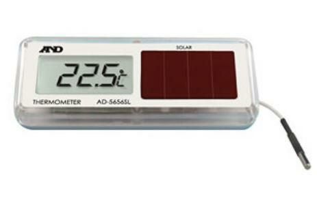 A&D ソーラー温度計 AD-5656SL/1131010 / /小物送料対象商品
