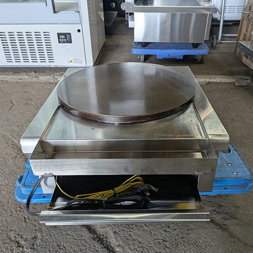 中古】電気クレープ焼き器 キプロスター PRO-40CRP-C 幅455×奥行480×高
