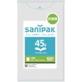 サニパック UH54強化ポリ袋45L半透明 50枚