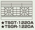【新品】 タニコー ガステーブル【ウルティモシリーズ】 TSGT-1220A W1200×D750×H800 都市ガス/LPガス トップバーナφ190×2 【送料無料】【プロ用】