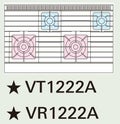【新品】 タニコー ガスレンジ【Vシリーズ】 VR1222A 幅1200×奥行750×高さ800 都市ガス/LPガス トップバーナφ140×2・φ115×2、オーブン数:1 【送料無料】